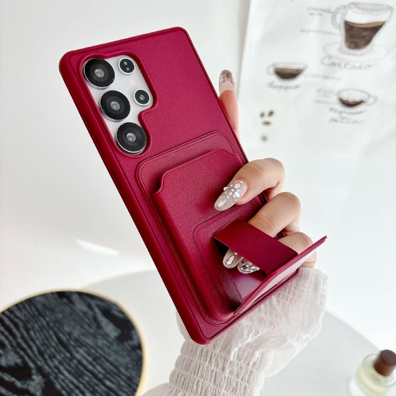 Stand Wallet Card Slot Phone Case