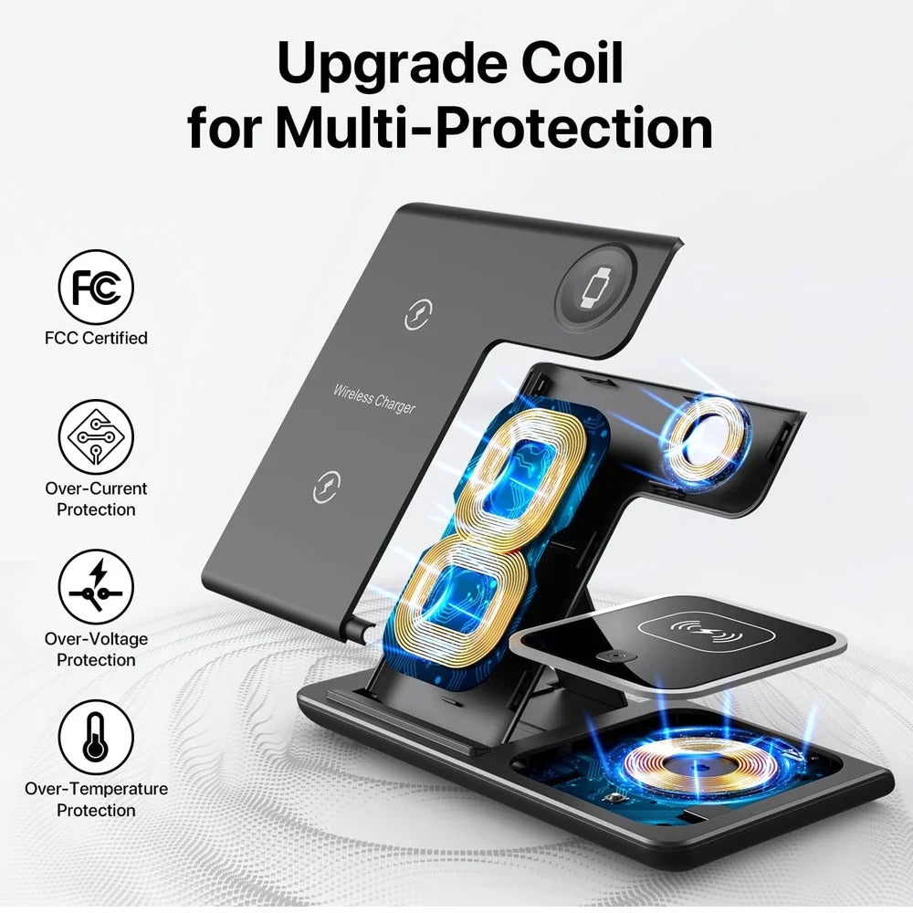 FlexCharge Foldable Wireless Charging Stand