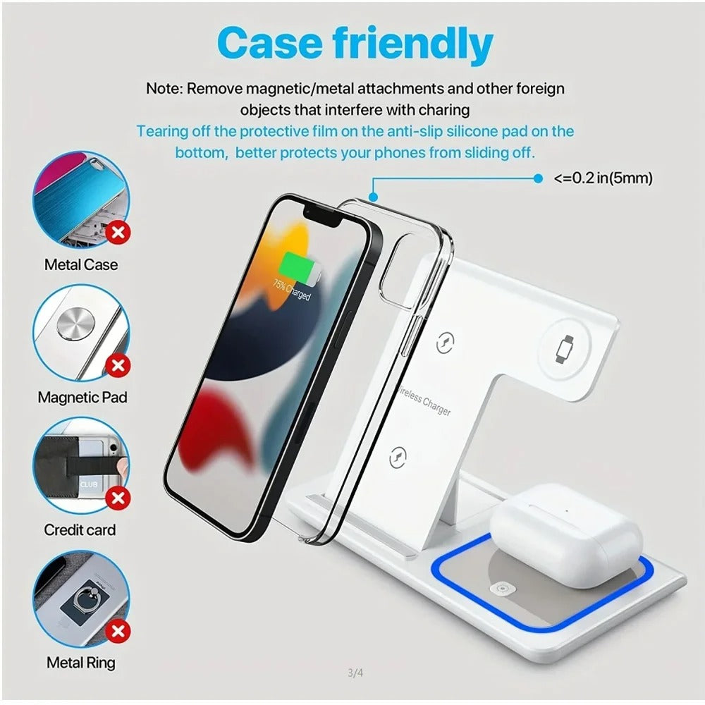 FlexCharge Foldable Wireless Charging Stand