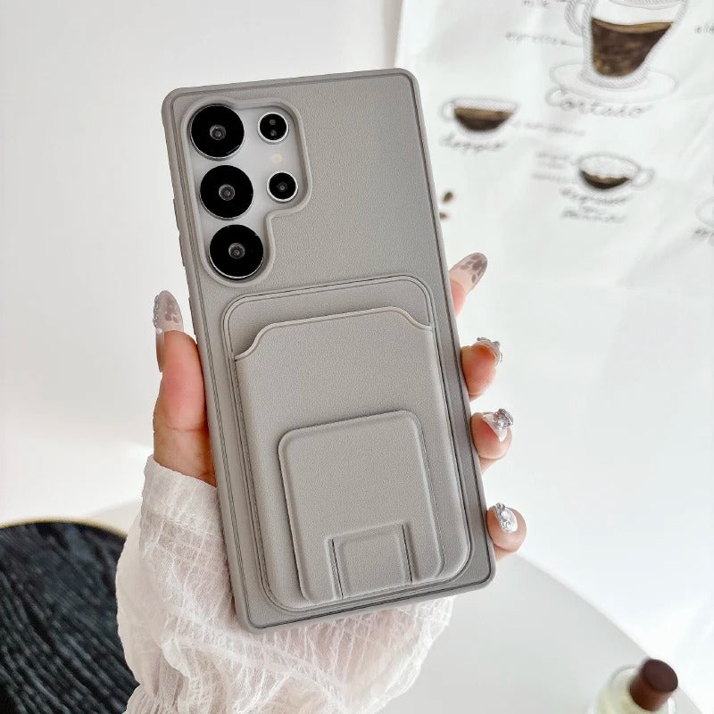 Stand Wallet Card Slot Phone Case
